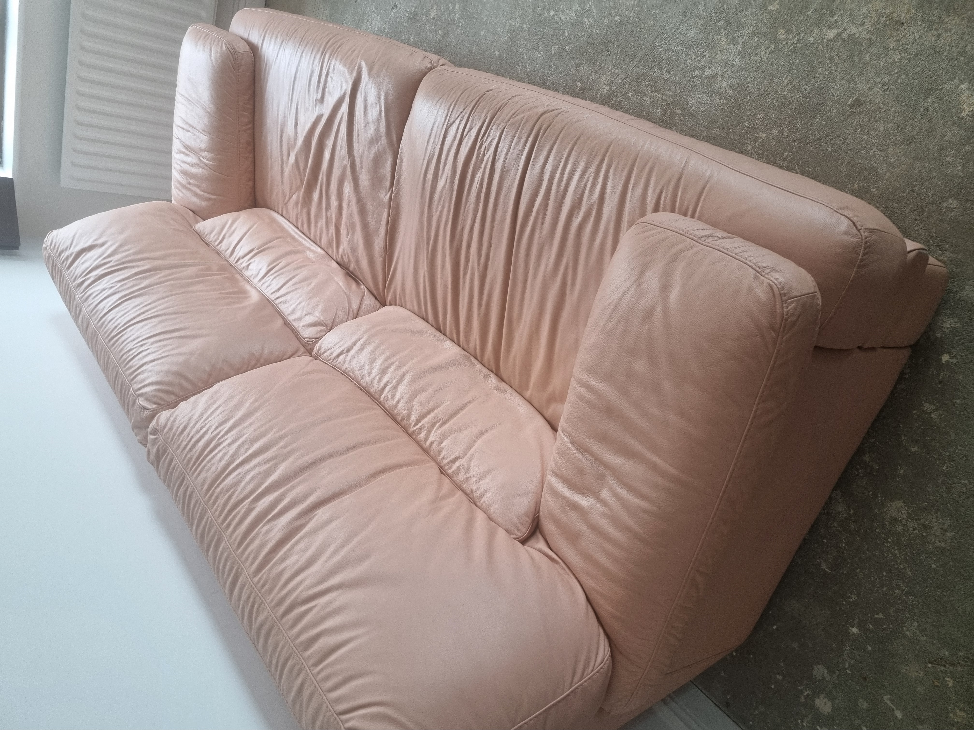 A sofa removed as part of a furniture clearance
