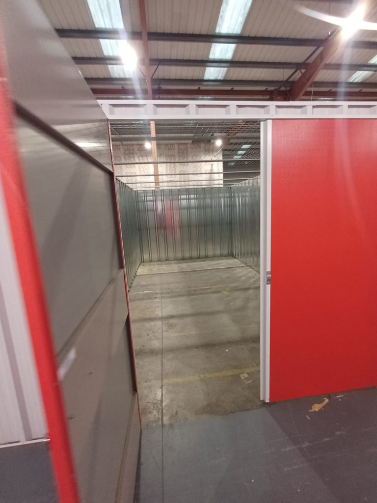A self-storage unit in Dún Laoghaire left fully empty after a HouseClearances.ie clearance