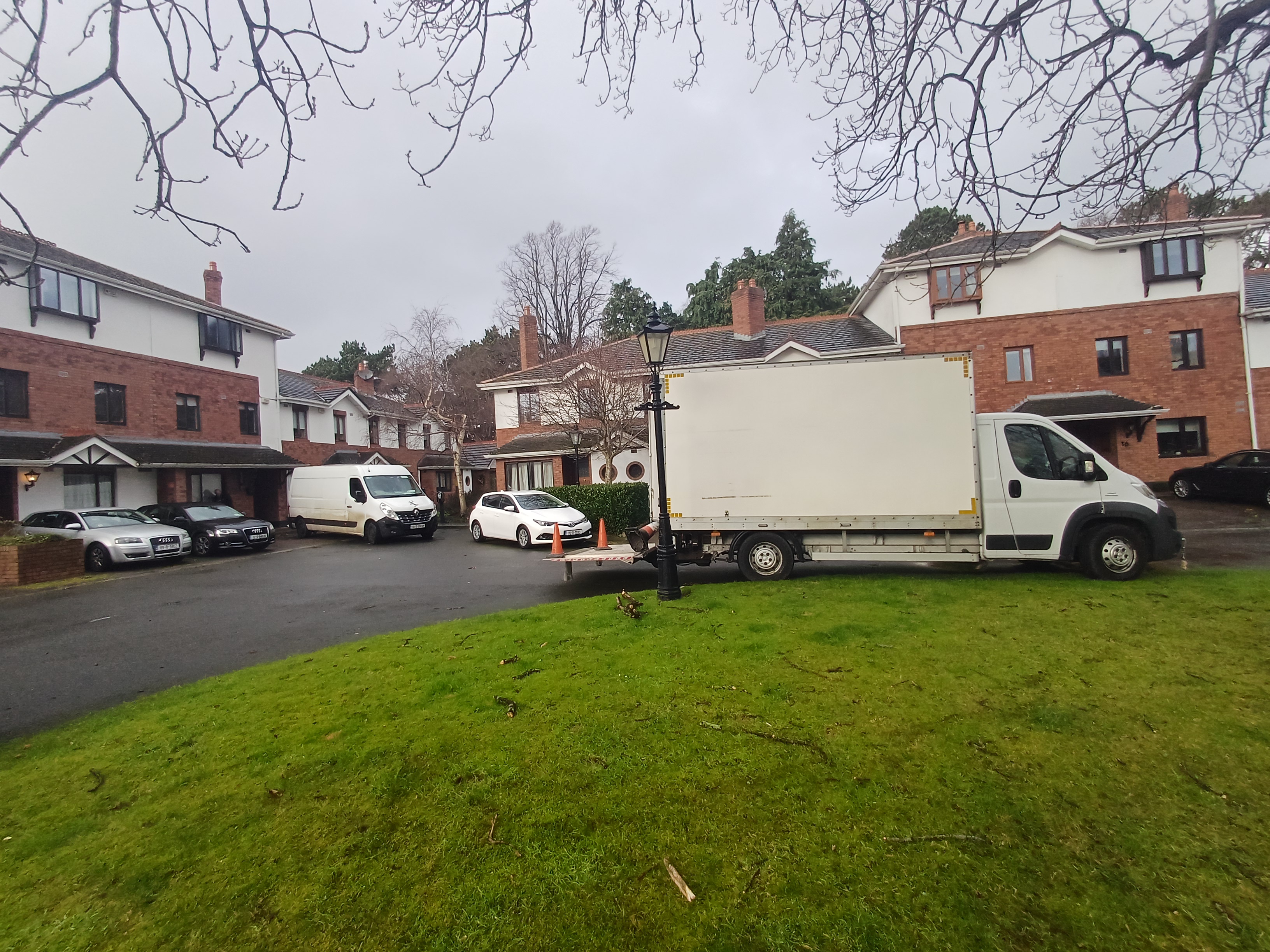 A HouseClearances.ie clearance van on site during a job in Dublin